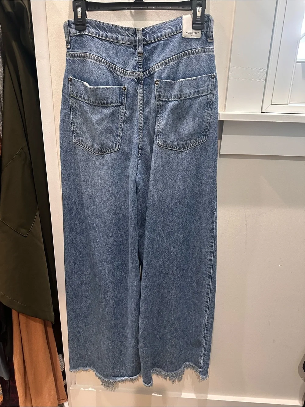 We the Free Old West Slouchy jeans 27 EUC 🤠 high-rise wide- leg - Picture 5 of 6